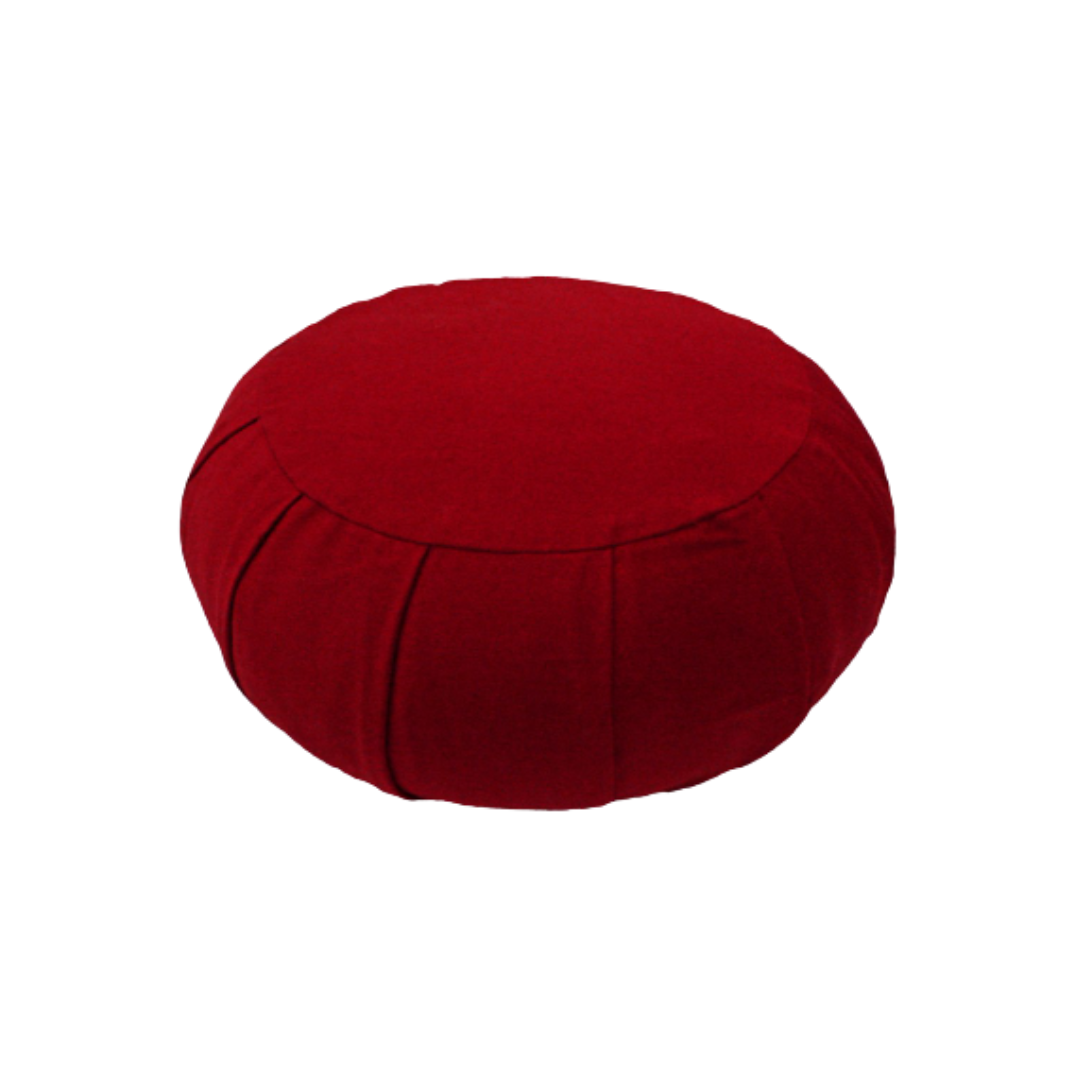 Round Meditation Zafu (Burgundy)