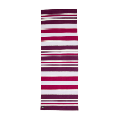Handloom Cotton Yoga Mat – Goji Berry (70x15x15cm)