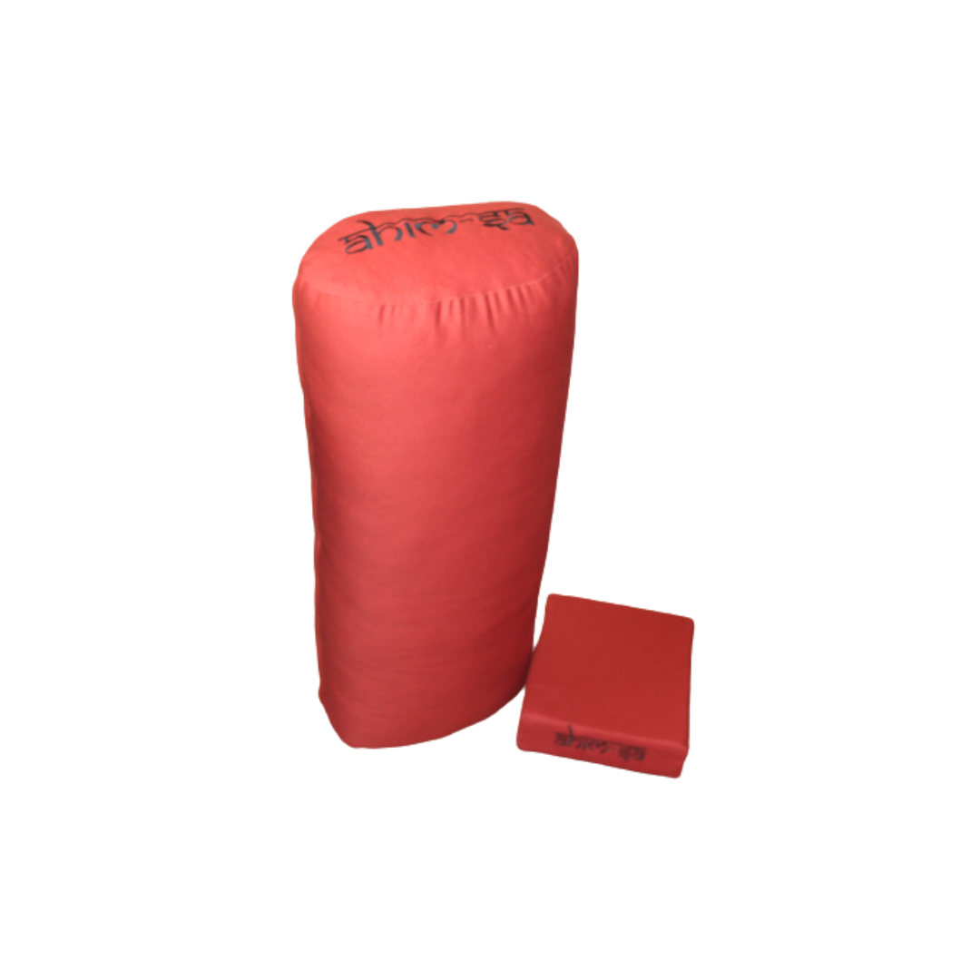 Yoga Classic Bolster And Foam Cushion Set (30x20x5cm)