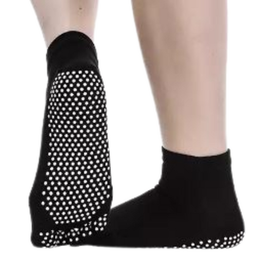 Yoga / Pilates Non-slip Full 5 Toe Socks (Black)