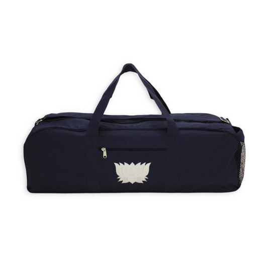 Navy Lotus Yoga Kit Bag